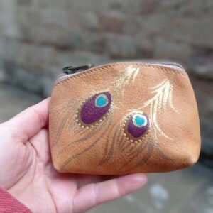 coin purse tan