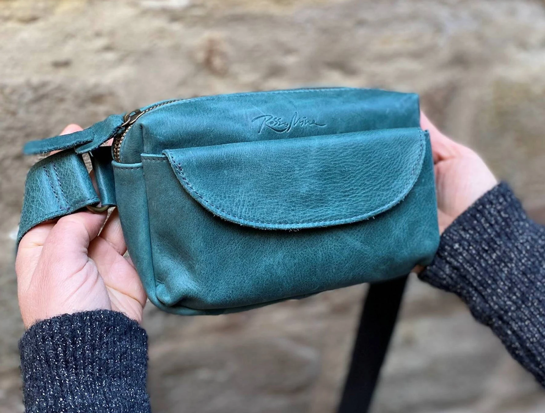 Green-teal-fanny-pack