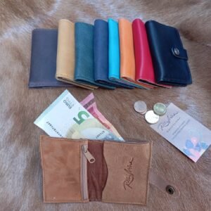 compact leather wallets