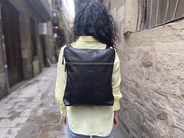 Extra large convertible leather backpack into tote bag leather tote backpack