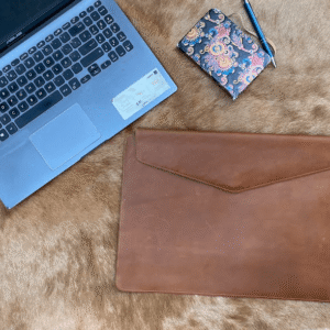 Leather laptop case