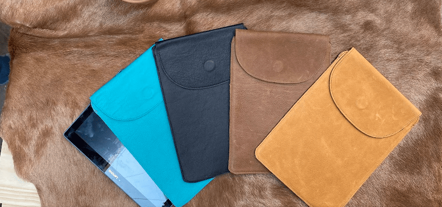 Leather case for tablet