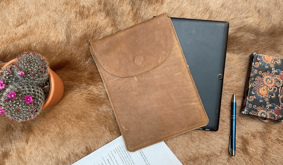 Portable tablet case Leather case for tablet