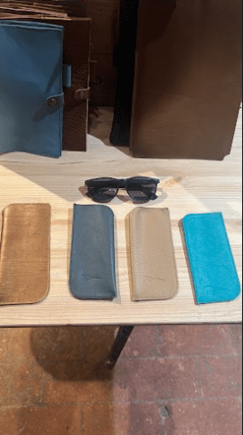 portable glasses case
