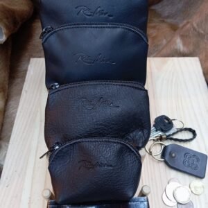 portefeuilles en cuir noir
