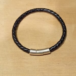 Bracelet en cuir tressé